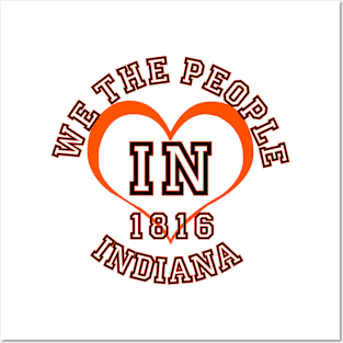 Show your Indiana pride: Indiana gifts and merchandise Posters and Art